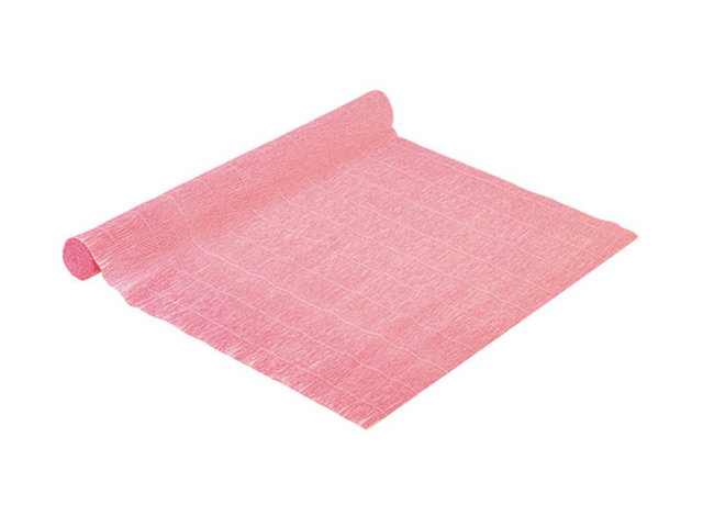 Бумага гофрированная BRAUBERG "FLORE" 50х250см, 140г/м, светло-розовая