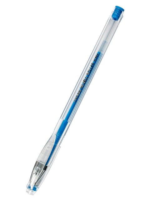 Ручка гелевая Crown "Hi-Jell Roller/Color" 0,7 мм, голубая