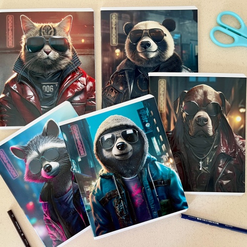 Бесконечный выбор тетрадей всех форматов и цветов