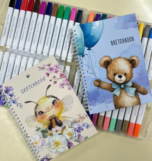 Огромный ассортимент скетчбуков!