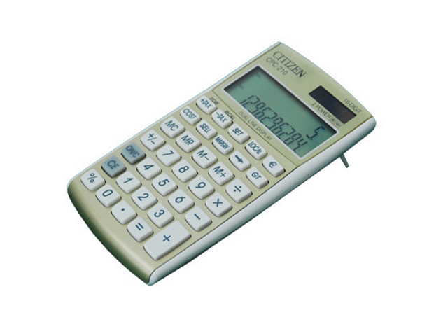 Калькулятор карманный "CITIZEN" СPС-210GL 10-разр.