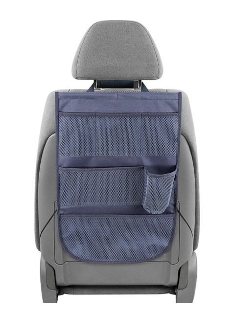 Органайзер на спинку переднего сидения BAG-028 GREY Comfort Adress 35х55 см