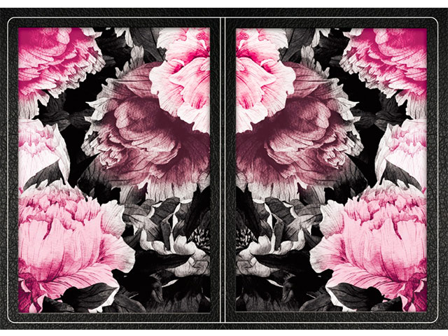 Обложка для паспорта Фора "Цветы розовые" ПВХ