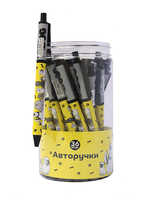 Ручка шариковая автоматическая Centrum "Dog is a friend" 0,7 мм, синяя
