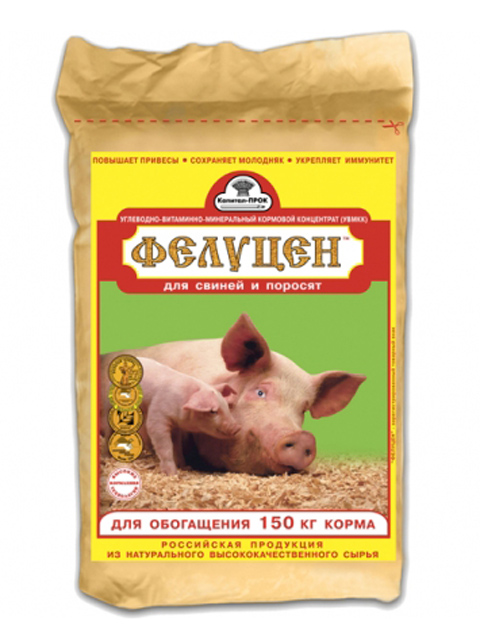 ФЕЛУЦЕН С 2-4 для свиней 3 кг УВМК концентрат