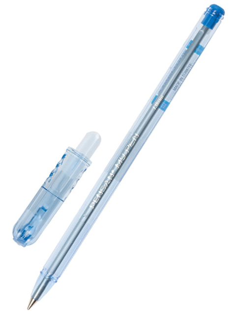 Ручка шариковая масляная Pensan " My-Pen" 1,0 мм, корп. прозр., синяя
