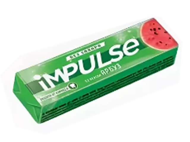 Жевательная резинка "IMPULSE" со вкусом арбуза, 14г