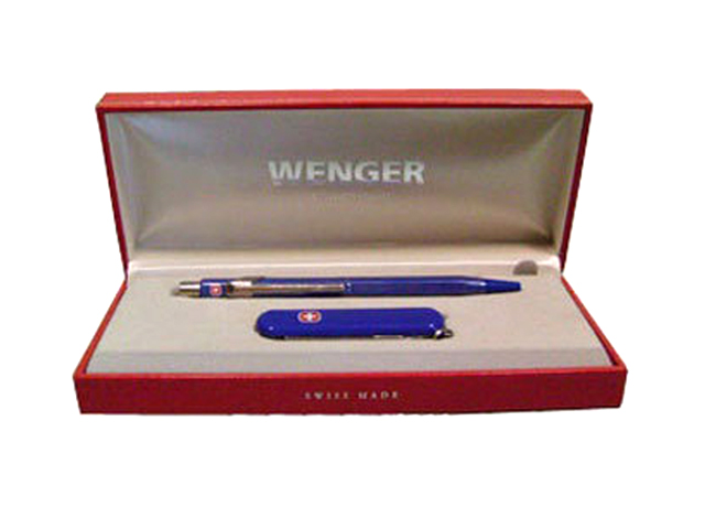 Набор "Wenger" нож+шариковая ручка в подарочной упаковке
