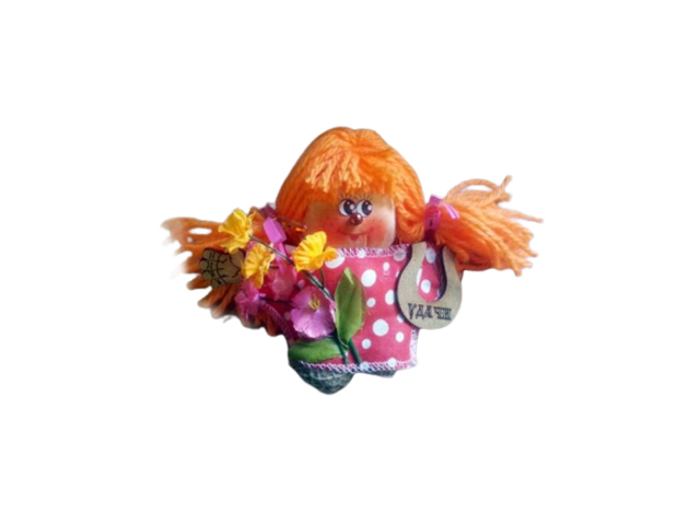 Кузьма маленький цветной, девочка (цветок и подкова)