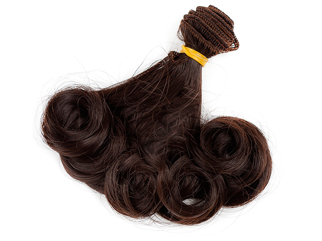 Волосы-тресс для кукол "Premium" длина 18 см №2А кудри