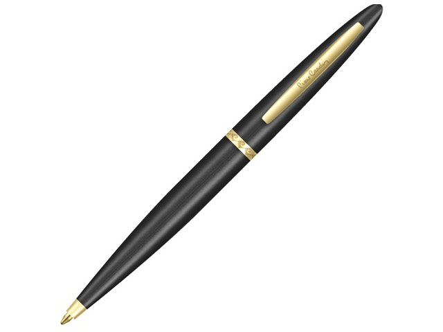 Ручка шариковая с поворотным механизмом Pierre Cardin "Capre" корпус черный, в подарочной упаковке