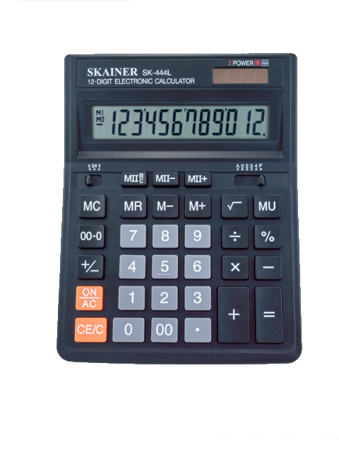 Калькулятор настольный SKAINER SK-444L 12 разрядный