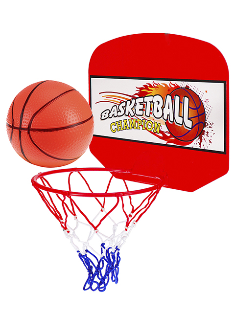Набор для игры в баскетбол, (щит, мяч,игла, в пакете) 