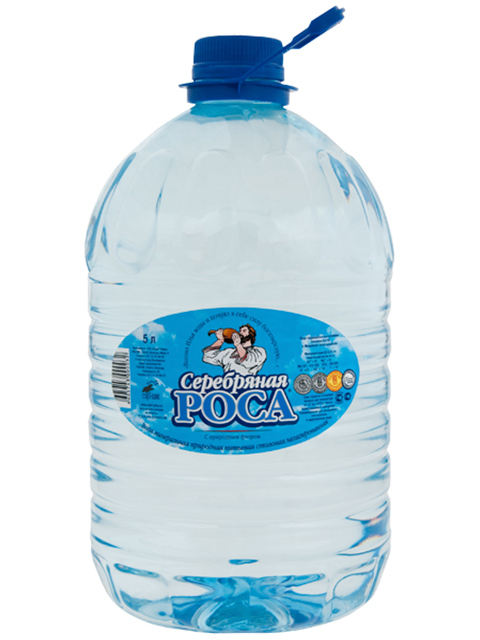 Вода питьевая Серебряная роса 5 л, негазированная пл/бут.