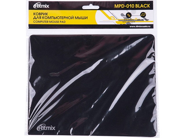 Коврик для мыши "Ritmix" MPD-010 Black