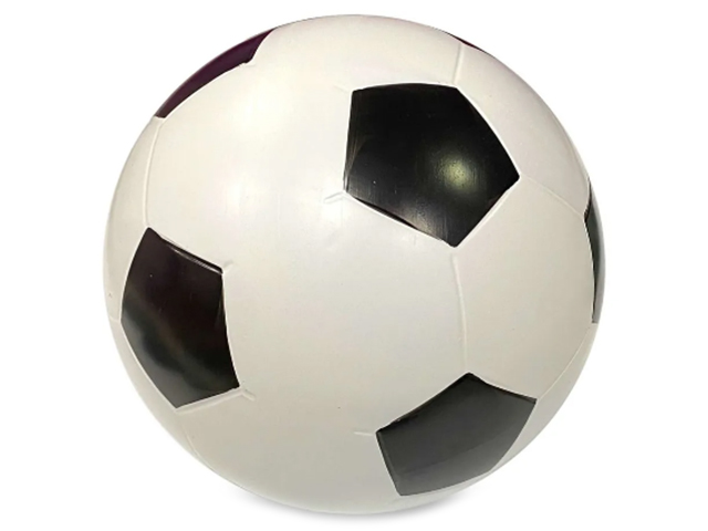 Мяч детский  20 см, резиновый с рисунком футбол