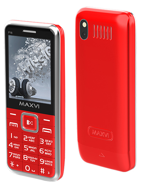 Мобильный телефон Maxvi Р16 Red