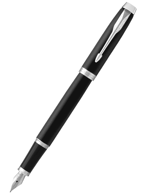 Ручка перьевая PARKER "IM Essential Muted Black CT" черная, 0,8мм, подарочная упаковка