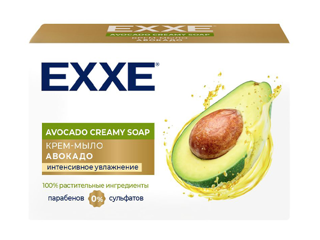 Крем-мыло 90 г EXXE "Авокадо" косметическое