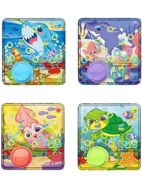 Водная игра с кольцами 7,5х6,5см., микс