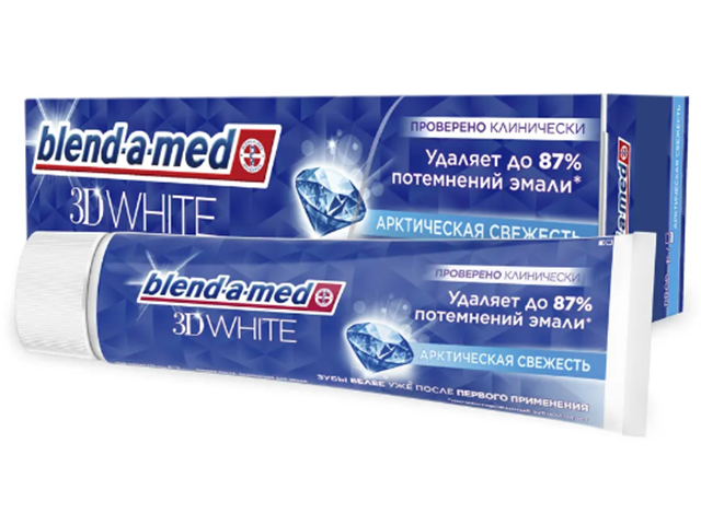 Зубная паста 100 мл Blend-A-Med 3D White Арктическая свежесть