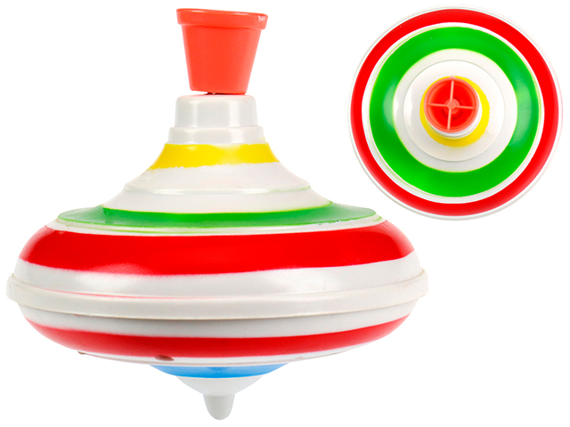 Игрушка Юла "Красочная-2" 12см, в сетке