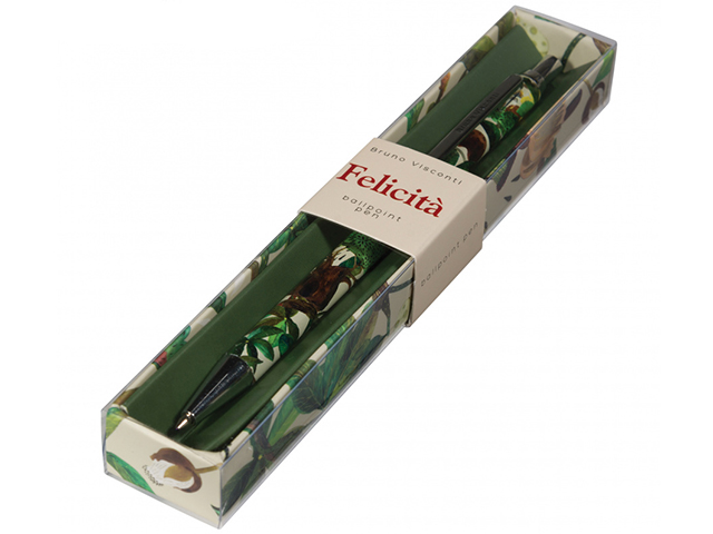 Ручка шариковая "Felicita. Баобаб" 0,7мм, синяя, металл, в подарочной упаковке
