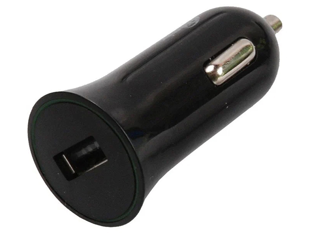 Зарядное устройство автомобильное OLMIO USBx1, 1A, черное