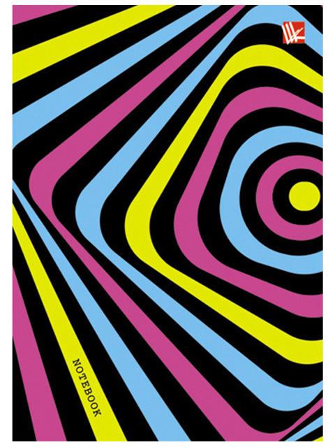 Записная книжка А6 96 листов клетка Listoff "Орнамент. Яркий стиль" обл. 7БЦ глянц.ламинация