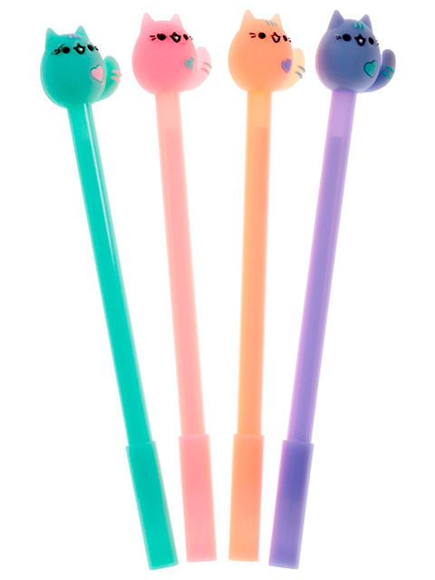 Ручка гелевая-прикол "Котик" микс