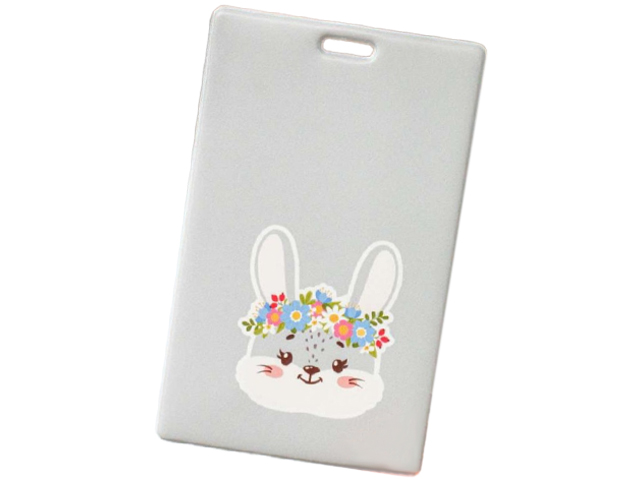 Держатель для карт «Flower bunny» (6,5 х 10,4 см) ПВХ