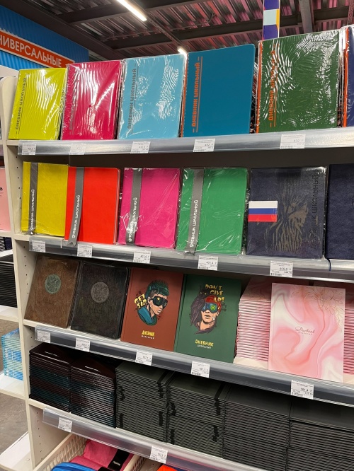 Большое поступление школьных дневников!