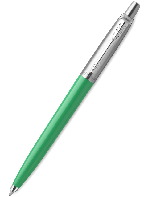 Ручка шариковая автоматическая PARKER "Jotter Green CT" синяя, 1,0мм, пластик. корпус, блистер