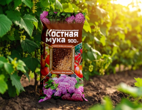 Использование костной муки в садоводстве летом