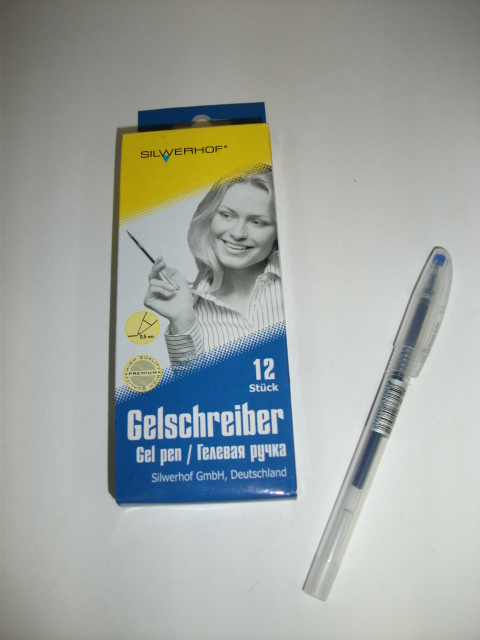 Ручка гелевая Silwerhof "Premium" синяя