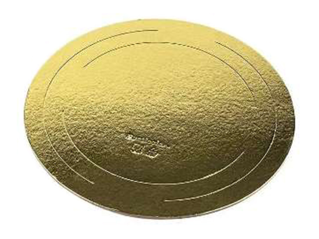 Подложка усиленная золото D-220мм. 2,5мм, 10 шт. упак.