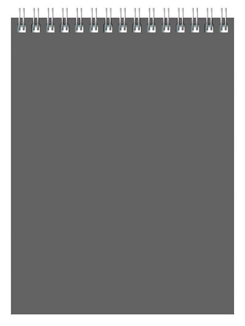 Блокнот А5 60 листов клетка БиДжи "Для Конференций" (серый) обл. картон, на гребне