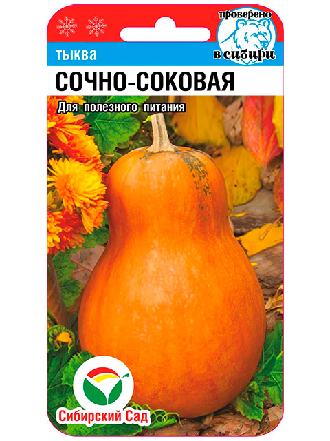 Тыква Сочно-соковая ц/п, 5 штук