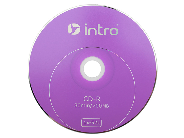 Диск CD-R Intro 700 Мб 52х конверт