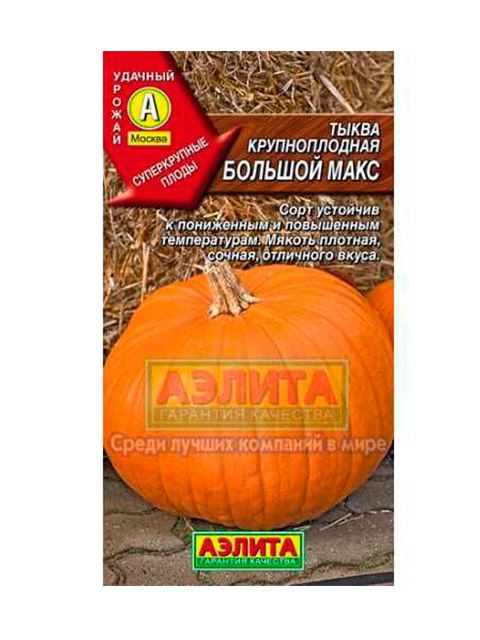 Тыква Большой Макс, крупноплодная ц/п, 1 г