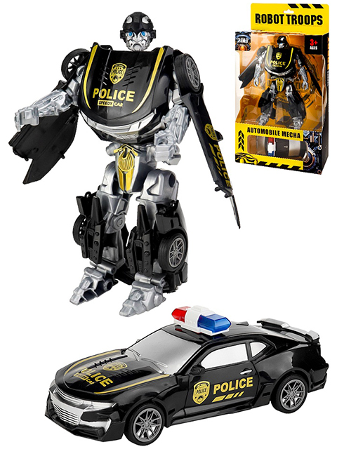 Игрушка "Робот-трансформер, Полиция" 24х8х22см, в коробке