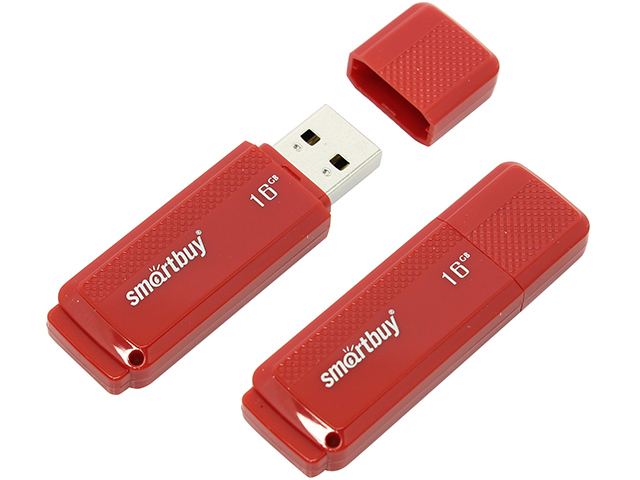 Флэш-диск Smart Buy USB Flash 16GB Dock красный