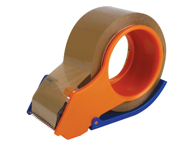 Диспенсер-улитка для клейкой упаковочной ленты, шириной до 50 мм, STAFF, 440123