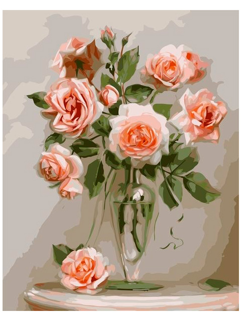 Картина по номерам Colibri "Букет роз" 40*50см