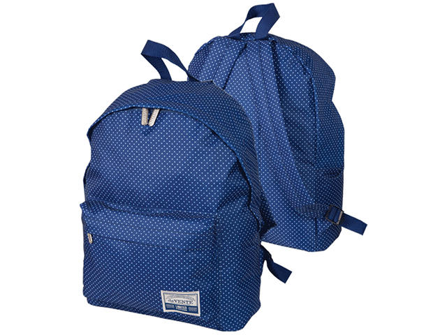 Рюкзак подростковый deVENTE "Blue Dots" 40х30х14 см, 1 отделение, текстиль