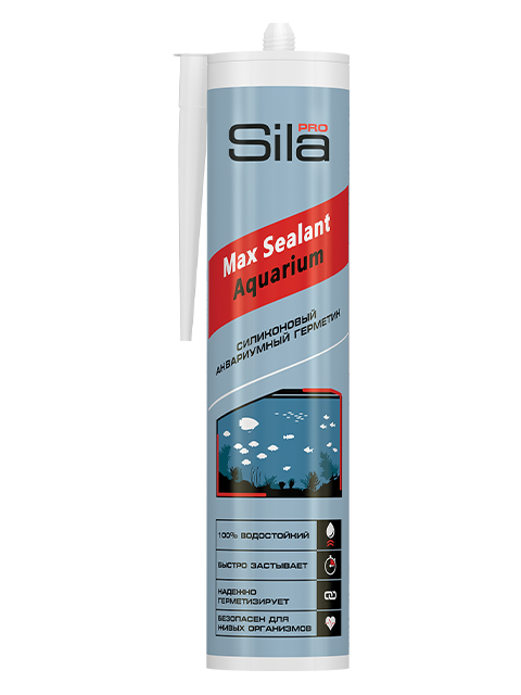 Герметик силиконовый аквариумный Sila PRO Max Sealant AQ, 280мл