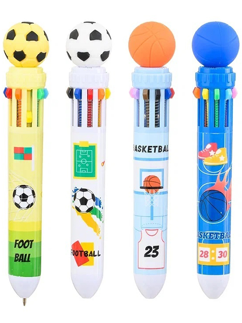 Ручка автоматическая Basir "Спорт" 10ти цветная,0,5мм