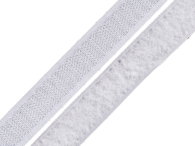 Лента текстильная "Липучка" 20ммх25м ,белый (цена за 1 м)