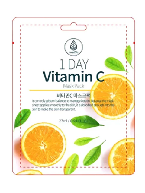 Маска тканевая с витамином С "1 Day", 27 г