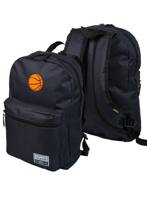 Рюкзак подростковый deVENTE "Basketballl" 40х29х17 см, 1 отделение, 1 передний карман, полиэстер, темно-синий